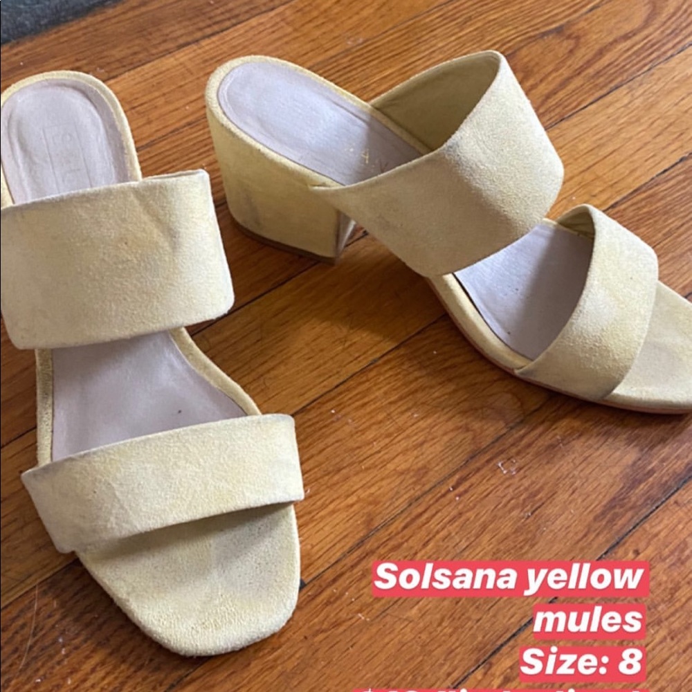 Solsana Yellow Mules